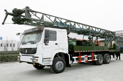 SPC-400 water well drill rig is truck mounted water well drilling